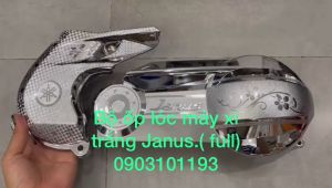 Bộ ốp lóc máy xe Janus full bộ Phụ Kiện màu xi trắng