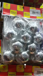 ฝาครอบน็อตล้อ รถบรรทุก ครอบดูมล้อ เบอร์ 32 (พลาสติกเคลือบสี-หัวกลม) 1 ชุด 10 ฝา 32