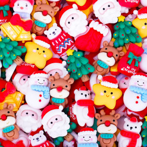 Christmas Cartoon Resin DIY Accessories Decorative Material