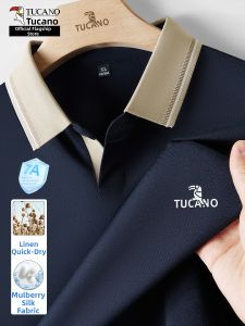 TUCANO | Summer Lightweight Color-blocked Mens Polo Shirt