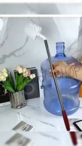 FLYBUY SHOP Stainless Steel Water Bucket Bottle Brush Long Handle Scrubbing Brush Bendable Brush Head Suitable for Cleaning