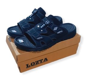 LORDSTORE - Sandal Slide Pria Fashion Hitam 01 / Sandal Pria Casual / Sandal Import