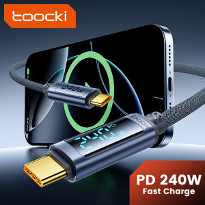 Toocki | Toocki 240W USB C TO C Cable PD 3.1 Fast Charge Type C To Type C Display Cable For iPhone 15 16 Xiaomi 12 13 Samsung S23 Macbook
