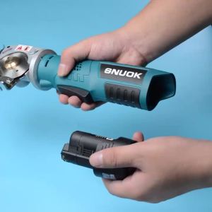 SNUOK 70/90mm Circular Cutter Industrial Electric Scissors 2000RPM Garment Fabric Paper Cut Tool For Bosch 12V Lithium Battery