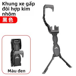 Giá Đỡ Xe Đạp Leo Núi Dọc Bằng Hợp Kim Nhôm Có Thể Gập Lại Chân Đế Đôi Lắp Đặt Nhanh Giá Đỡ Bảo Dưỡng Xe Đạp