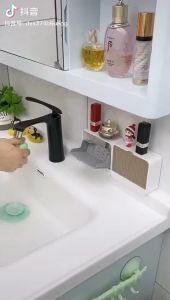 Tempat Sabun Batang Tempel Dinding Kamar Mandi Dispenser Rak Kotak Drain Box Soap Tempel Tembok Praktis