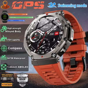 GPS Original T-Rex 3 Watch 10ATM Waterproof Smartwatch Men Swim Clock 500mA battery 170+ Sport Modes BT HD Call Watches 2025 New