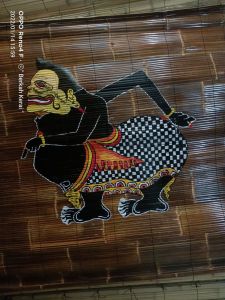 Tirai bambu Wulung motif krey bambu L2m T2m+ katrol