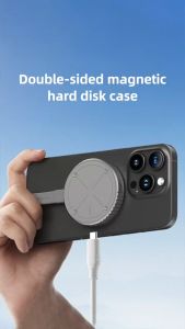 HAGIBIS MC-100Pro SSD Case/MC100 M.2 USB3.2 Gen2(10Gbps) PD100W SSD Enclosure With Magsafe Grey