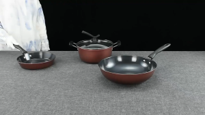 Non Stick Cookware Set Frying Pans Non Stick Pot Set 3 In 1 Non Stick Pan Non Stick Wok Set