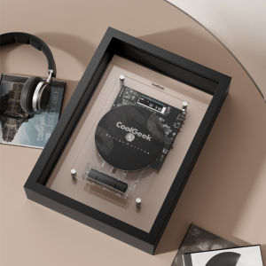 Creative Dynamic Artistic CD Player Photo Frame Home Industrial Aesthetic Decorative Bluetooth Player Music Picture Frame