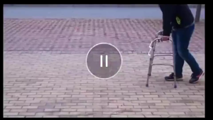 พับได้ ไม้เท้า 4 ขา ไม้เท้าสแตนเลส รับน้ำหนักได้150กก ปรับความสูงได้ ไม้เท้าสำหรับผู้สูงอายุ ไม้เท้าเดิน Adult Walker