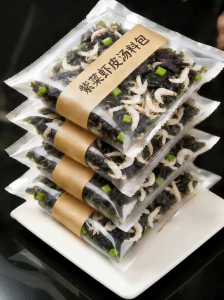Straw Mushroom Seaweed Egg Flower Clam Noodles Soup Mix Powder