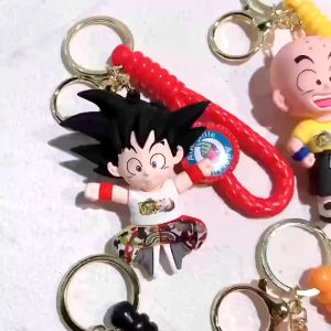 Gantungan Kunci 3D Karakter Dragon Ball lucu Keychain Karakter Lucu