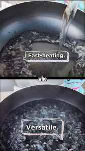 Wyking 26cm Induction Non-stick Wok Pan with Glass Lid