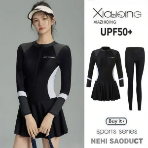 XIAZHIQING | Sun-Protective Flattering Full Coverage Long Sleeve Dive Suit