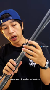 GT-FISHER BLACK LIGHT joran SHORE POPPING 3.0m PE 2.0 - 4.0# bahan carbon kualitas PREMIUM JP154