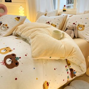 YAOKANG | Thickened Winter Warmth Double-faced Milk Velvet Duvet Cover