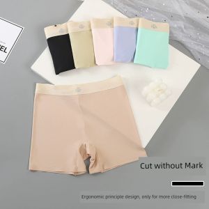 Ice Silk Seamless Boxer Sports Safety Pants Ladies Safety Mid-Waist Breathable Leggings Women Boxer Briefs