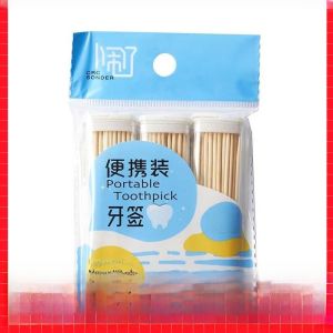 Portable Disposable Toothpicks Travel Outing Personal Carry Mini Toothpick Box Creative Home Use Toothpick Tube by Su Ai Rui