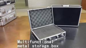 FNICEL | Hộp Đựng Dụng Cụ Bằng Nhôm Di Động 30x17x8cm Có Lớp Lót Bằng Xốp Hộp Đựng Dụng Cụ Cầm Tay Chống Va Đập Cho Dụng Cụ