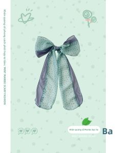 WEIAI | Khăn choàng lụa màu xanh mINT mỏng cho nữ mùa xuân hè dài mỏng kiểu Hàn Quốc cao cấp phụ kiện trang sức cổ