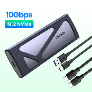 UGREEN NVME M.2 SSD Case HDD Enclosure 10Gbps USB C 3.1 Gen2