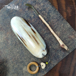 Retro Chinese Style Tea Ceremony Accessories Set Six Gentlemen Bull Horn Tea Spoon Tea Appreciation Lotus Tea Tool Kit