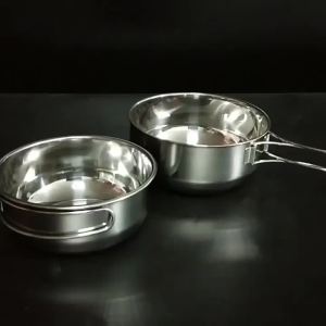 TUJUE | Bát Inox Đa Năng Gấp Gọn 500ml