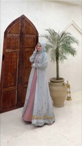 Bintang Exclusive Gamis Motif Lionel Richie Gamis Simple Kekinian Produk Amore By Ruby Edisi Kirana Dress