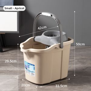 Huaersi | New Thick Easy-to-Use Manual Drainage Mop Bucket