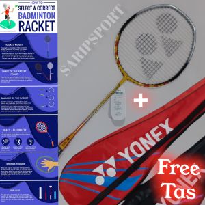 Raket badminton plus tas