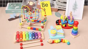 Mini Round Beads Wiregame Matching Game Mainan Balita Wooden Toys Sensory Play Mainan Kayu Mainan Sensorik Anak Mainan Edukasi Puzzle Kayu