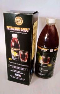 PETRA NONI SEHAT 600ml / Sari buah mengkudu murni berkhasiat 600ml PETRA NONI SEHAT / NONI JUICE / HERBAL NONI / OBAT TRADISIONAL /OBAT DARAH TINGGI/OBAT KOLESTEROL/OBAT STAMINA