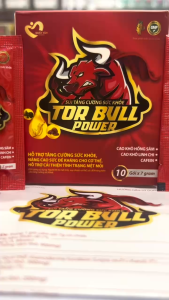 (Gói) Bột sủi tăng cường sức khỏe Tor Bull Power tăng đề kháng giảm mệt mỏi tỉnh táo (H/10 gói)