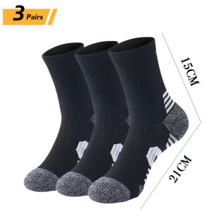 Professional fitness sports socks towel bottom anti-slip running socks mens and womens quick-drying basketball Tain EUR38-44