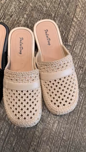 Sandal Jelly Wanita Terbaru Model Selop Karet Slip On Cewek Kekinian Sepatu FLD 9877 Jelly Import