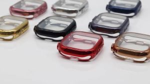 Soft TPU Case For Apple Watch Series 1 2 3 4 5 6 7 8 9 10 SE Ultra 2 Full Protective Cover Silicone TD8302 38 40 41 42 44 45 46 49mm Shockproof Pelindung Layar iWatch