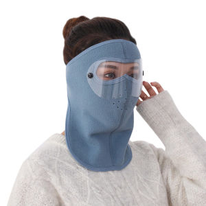 หน้ากากปิดหน้าสำหรับปั่นจักรยานในฤดูหนาว ผ้าฟลีซระบายอากาศ ป้องกันลมและให้ความอบอุ่น เหมาะสำหรับขี่มอเตอร์ไซค์และปั่นจักรยาน