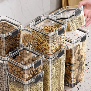 MEYGOROOM | Sealed Food Grade Transparent Plastic Storage Canister