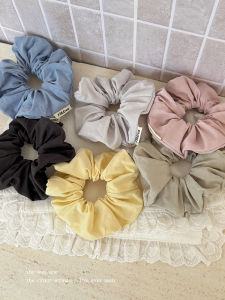 Phụ Kiện Tóc Nữ Phong Cách Hàn Quốc Màu Kem Mềm Mại Dây Buộc Tóc Đuôi Ngựa Dây Buộc Tóc Tròn Phụ Kiện Tóc Hàng Ngày