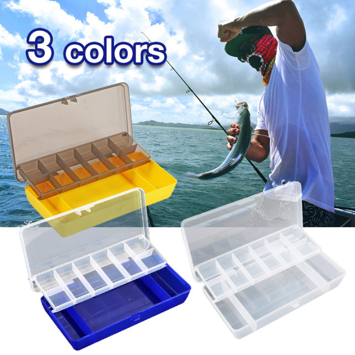 Fishing Lure Bait Tackle Bait Box Double-Layer Plastic Box Waterproof ...