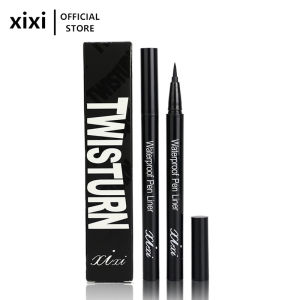 Xixi Makeup Eyeliner Waterproof Sweatproof Fiber Sponge Head Beginner No Smudge Light Brown Black Pen Eye Special Holding Makeup