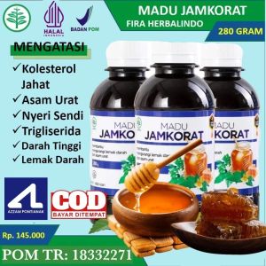 Madu jamkorat original obat kolestrol darah tinggi hipertensi alami
