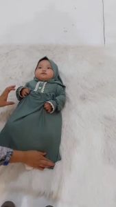 Baju bayi perempuan iQlima 0-6 bulan 6-12 bulan 12-18 bulan