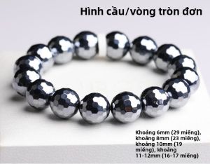 Vòng Tay Hạt Silicon Đa Chất Lượng THZ Tự Nhiên Vòng Tay Hạt Tròn Nhiều Mặt Vòng Tay Ba Vòng Tròn Vòng Tay Thời Trang Cho Cặp Đôi