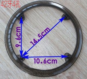 Đa Năng 42 Răng 4 Lỗ Xe Đạp Chainring Bảo Vệ Bánh Răng Chống 4 Lỗ Dịch Chuyển Chainring 42t Vỏ Bảo Vệ