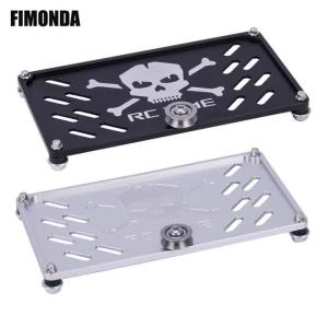 Aluminum Roof Rack with Pulley Bearing for 1/8 1/10 Scale RC Car SCX10 TRX4 Capra Car Shell Decoration FJ40 Housing Accessories