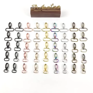 5Pcs Zinc Alloy Lobster Clasps Bag Strap Swivel Buckle Detachable Keychain Strap Snap Buckle Hooks