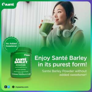 Sante Barley Powder from New Zealand (No Added Sweetener) Net Wt. 200g